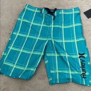 hurley swim trunks NWT